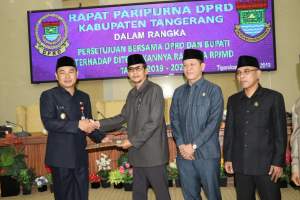 Perda RPJMD 2019 - 2023 Kabupaten Tangerang Disahkan