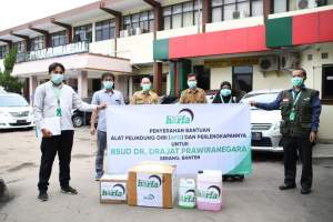 Laz Harfa Banten Bantu Distribusikan APD di Rumah Sakit Rujukan Covid 19