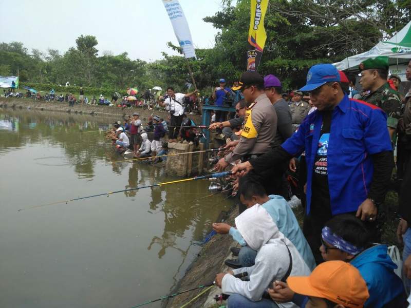 Rayakan May Day, Buruh di Kabupaten Tangerang Gelar Lomba Mancing