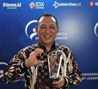 Wali Kota Cilegon Helldy Agustian menerima penghargaan Best Leadership In Human Resource Empowerment di ajang Indonesia Visionary Leader 2022. Penghargaan diterima di acara Malam Inaugurasi IVL 2022, di MNC Conference Hall, Kebon Sirih, Jakarta Pusat, Senin (5/9/2022).