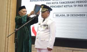 Nurdin Resmi Dilantik sebagai Penjabat (Pj) Wali Kota Tangerang
