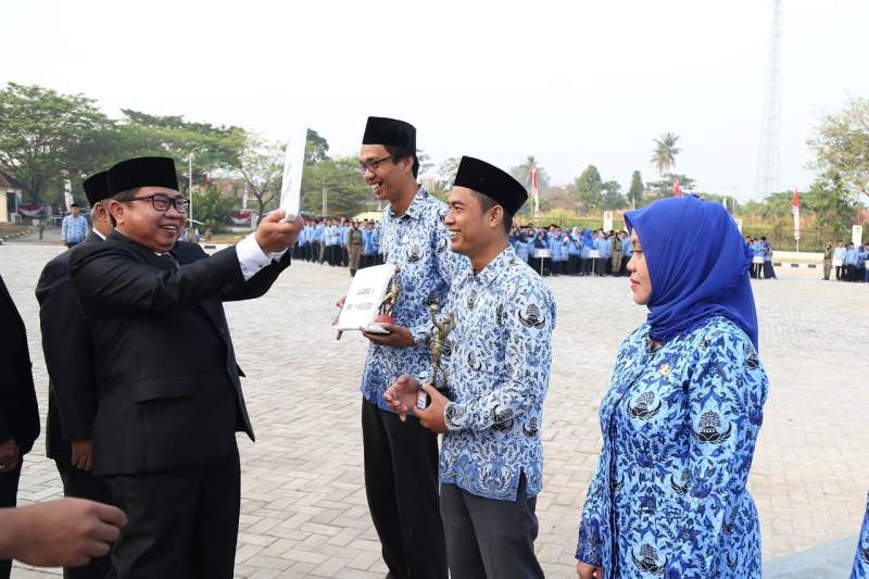 Plh Sekda Banten Pimpin Upacara HUT RI