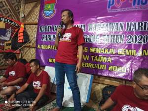 Bambang Resmi Jabat Ketua Pokja Wartawan Harian Kabupaten Tangerang