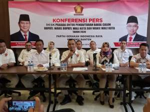 DPD partai Gerindra Banten Buka Penjaringan Pilkada Serentak