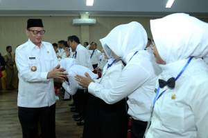 Gubernur Banten Membuka Diklat Plm Tk.IV Pola Kontribusi Dilingkungan Provinsi Banten