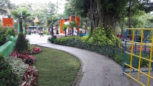Taman Pramuka an Hutan Kota yang telah dibangun DKP