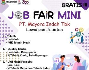 Disnaker Kab Tangerang Gelar Job Fair Mini