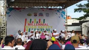 Tekan Angka Lakalantas, Polresta Tangerang Gelar Milenial Safety Road Festival
