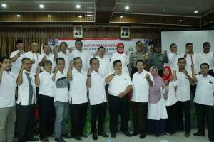 Musyawarah kerja PMI Kota Serang.