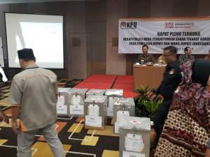 KPU Kabupaten Tangerang Gelar Rapat Pleno Terbuka