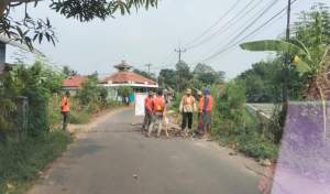 Dinas Bina Marga dan SDA Mulai Perbaiki Jalan Rusak