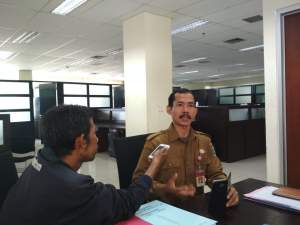Kepala Biro Bina Infrastruktur dan Sumber Daya Alam Provinsi Banten Nana Suryana (Faiz/DB).