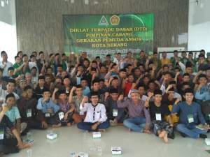  Diklat Terpadu Dasar (DTD) Gerakan Pemuda (GP) ANSOR Kota Serang