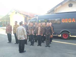Polda Banten, Lakukan Pengamanan Kunjungan Cawapres Urut 02