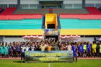Kodim 0623 Cilegon menggelar acara Piala KASAD Liga Santri Persatuan Sepak Bola Seluruh Indonesia (PSSI) Kota Cilegon Tahun 2022 berlokasi di Stadion Geger Cilegon, Selasa (21/6/2022).
