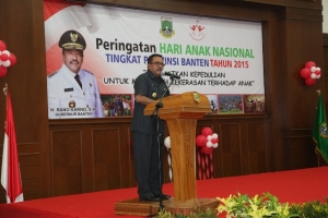 Gubernur Banten Berikan Pesan Di Peringatan Hari Anak Nasional