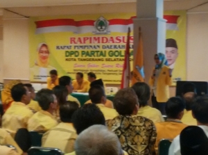 Airin Rachmi Diany saat menghadiri Rampimdasus di Sport Center, Alam Sutera.