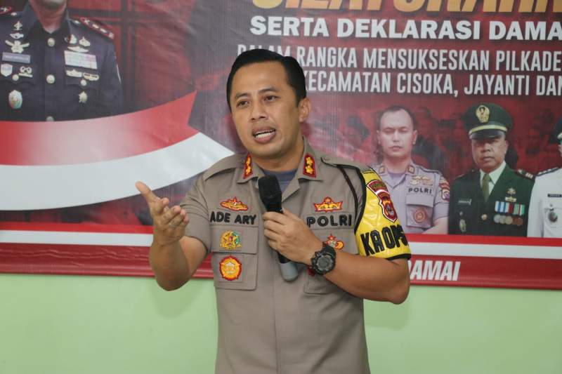 Polresta Tangerang Larang Judi Pilkades