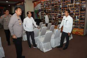 Sambangi KPU, Wakapolresta Tangerang Koordinasi Tahapan Pemilu