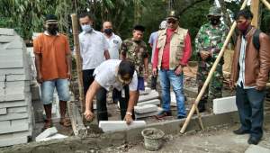 Camat Cisoka Apresiasi Pembangunan Rumah Kumuh Dari Anggaran Desa
