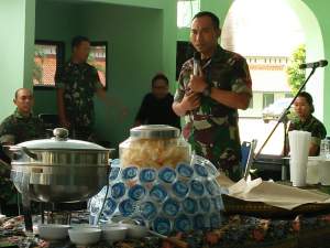 Danrem Rayakan Ultah ke 49 Bersama Prajurit Korem 064/MY Banten