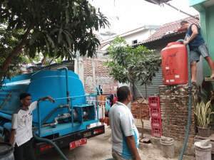 Dinas Perkrim Sakurkan Air Bersih di Dua Kecamatan