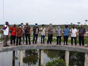 Dalami Program CSR, Tim PERUMDAM TKR Kunjungi Konservasi Mangrove Ketapang