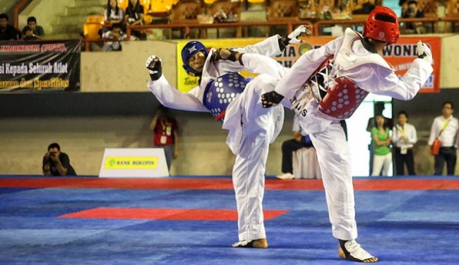 TI Banten Rayu Dindik Sertakan Pertandingan Taekwondo