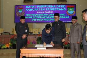 DPRD Kabupaten Tangerang Tetapkan APBD Perubahan Sebesar Rp5, 1 Triliyun