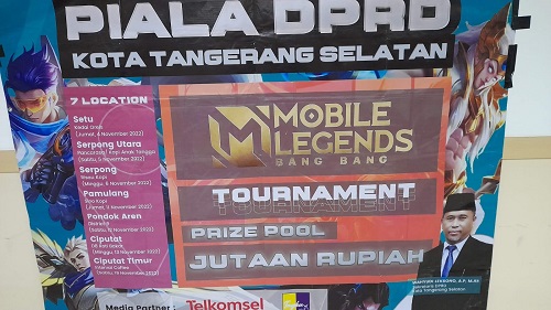 Bangun Kreatifitas Milenial DPRD Tangerang Selatan Gelar Turnamen E sport 3