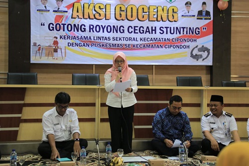 Jangan Ada Lagi Anak Stunting Di Kota Tangerang Pesan Arief Dalam Launcing Aksi Goceng 2