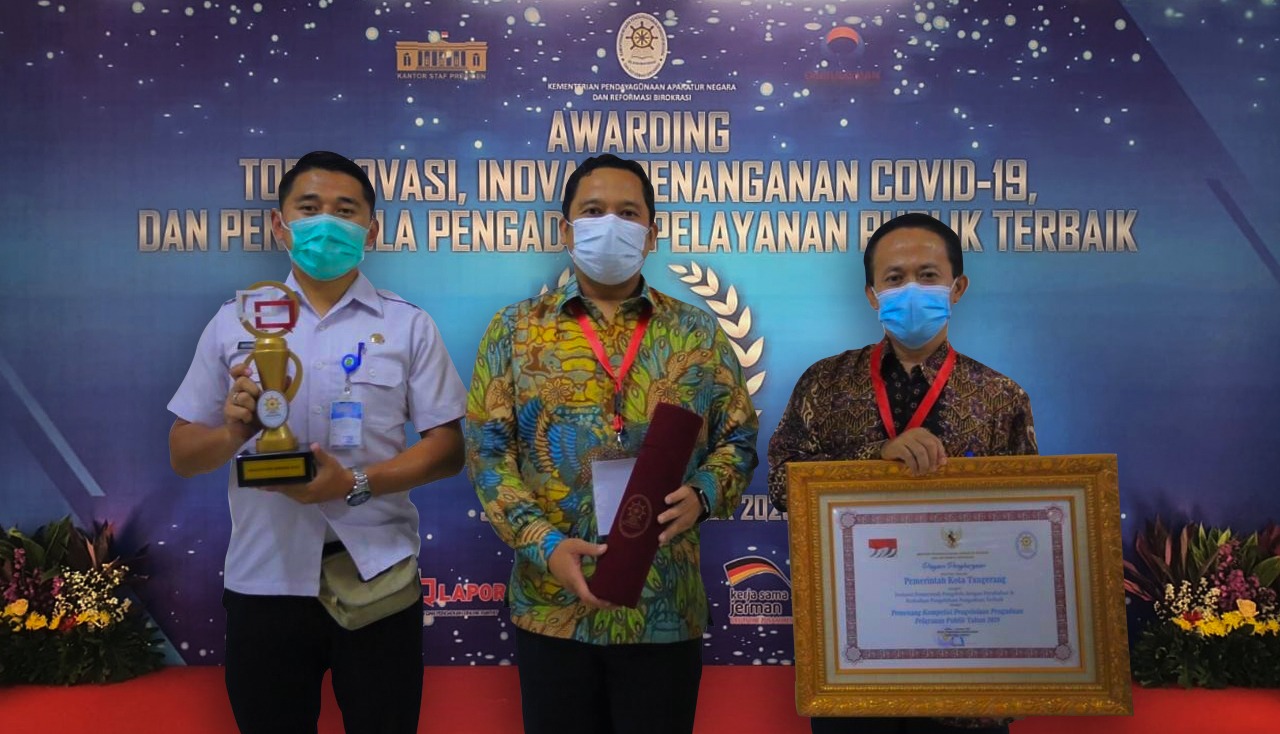 Kota Tangerang Raih Penghargaan Pengelola Pengaduan Terbaik dari Kemenpan RB 2
