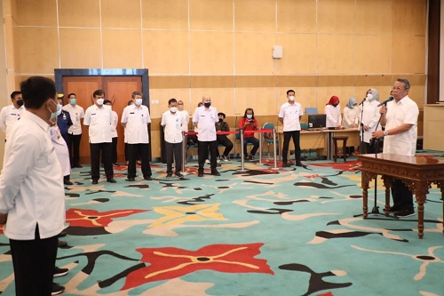 Lakukan Sertijab di Lingkup Sekretariat Daerah Benyamin Minta Jajarannya Segera Bekerja 2