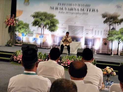 Lengkapi Fasilitas Mesjid Megah Di Suwarna Sutera Diresmikan KH Aqil Siradj 2