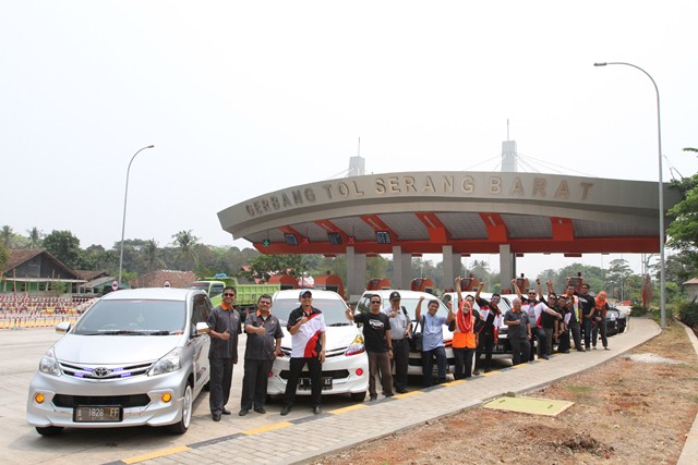 MMS Mengajak Toyota Avanza Club  Indonesia TACI wilayah Serang Pandeglang Rangkas dan Cilegon SEPARACI  merasakan mulusnya jalan tol Tangerang-Merak