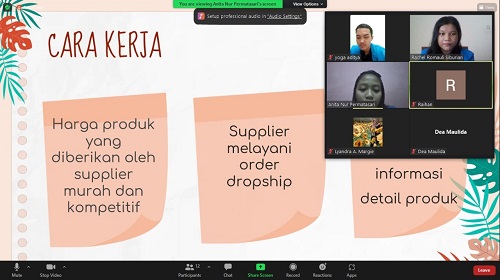 Mahasiswa UNPAM Beri Penyuluhan Kiat Berbisnis 1