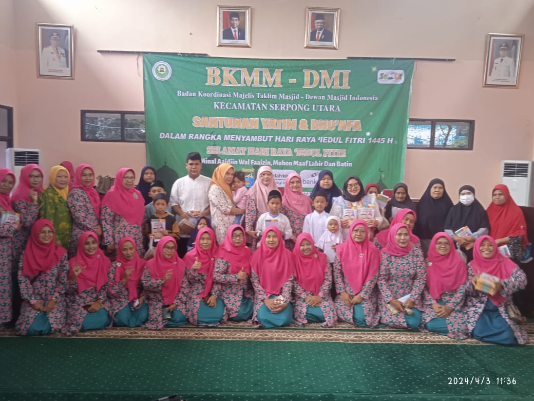 PT. Indah Kiat Berpartisipasi dalam Acara Santunan Yatim dan Dhuafa BKMM DMI Serpong Utara2
