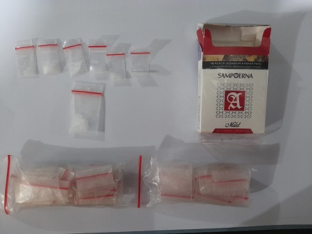 Reskrim Polsek Simpang Empat Polres Asahan Amankan Pengedar Sabu 1