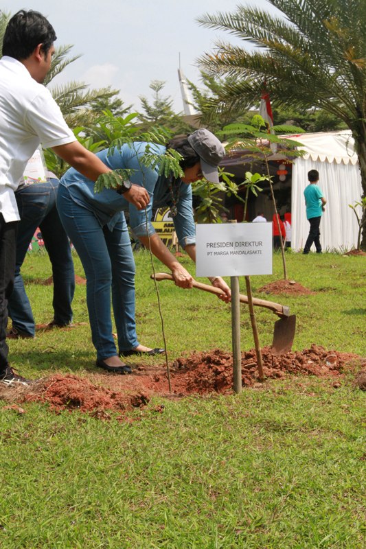 Sambut Hari Jadi ke 27 MMS Tanam 1.000 Pohon 2