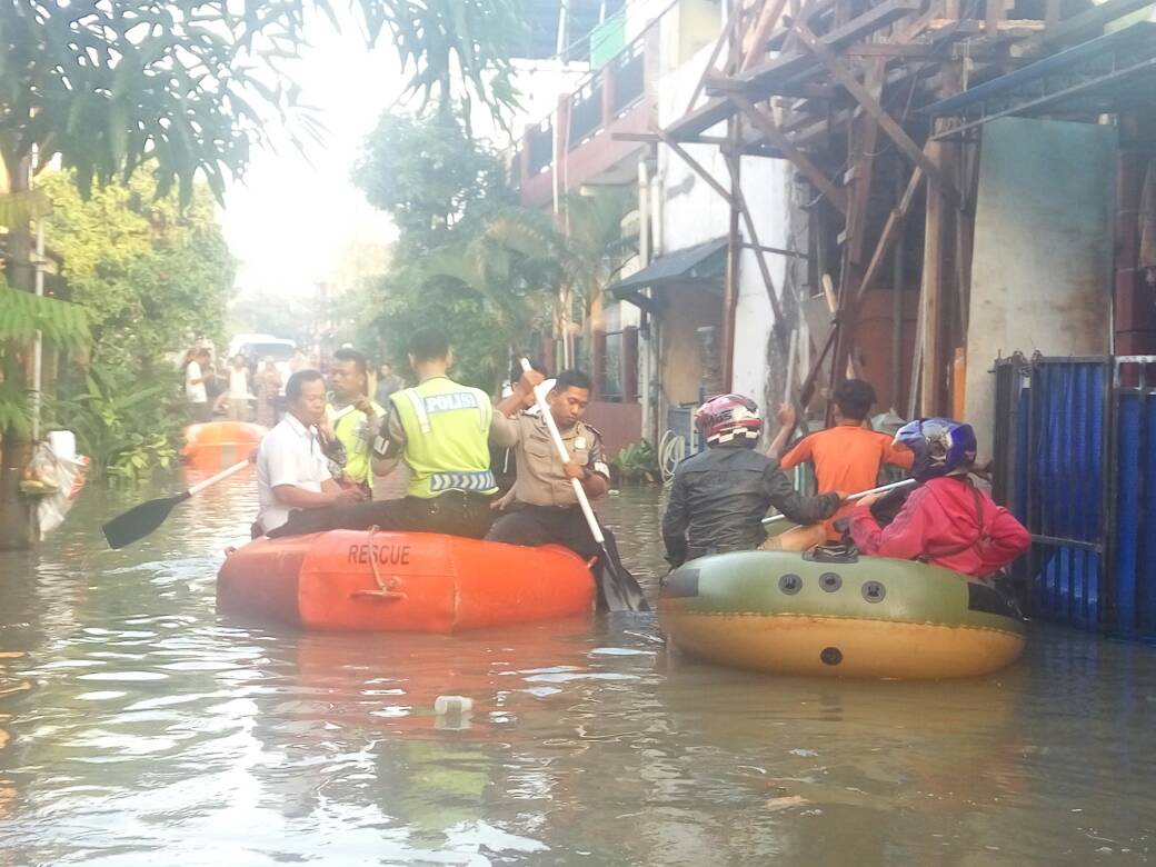 banjir di Kota Tangerang