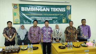 Disperindag Kab Tangerang Gelar Bintek di Kantor Metreologi Balaraja