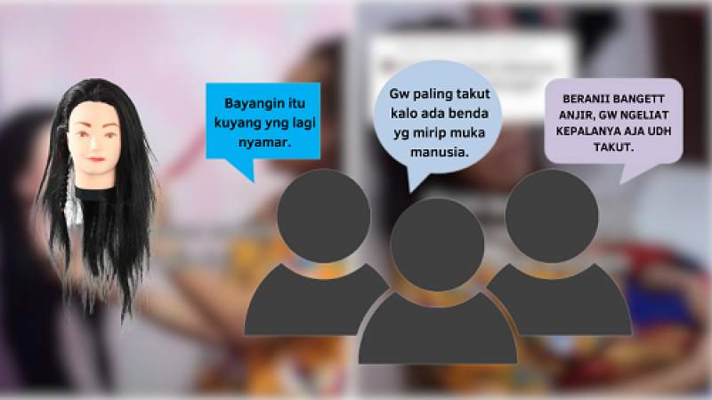 Kejadian horor saat bermain patung manekin di tengah malam. ilustrasi: Aisyah/db