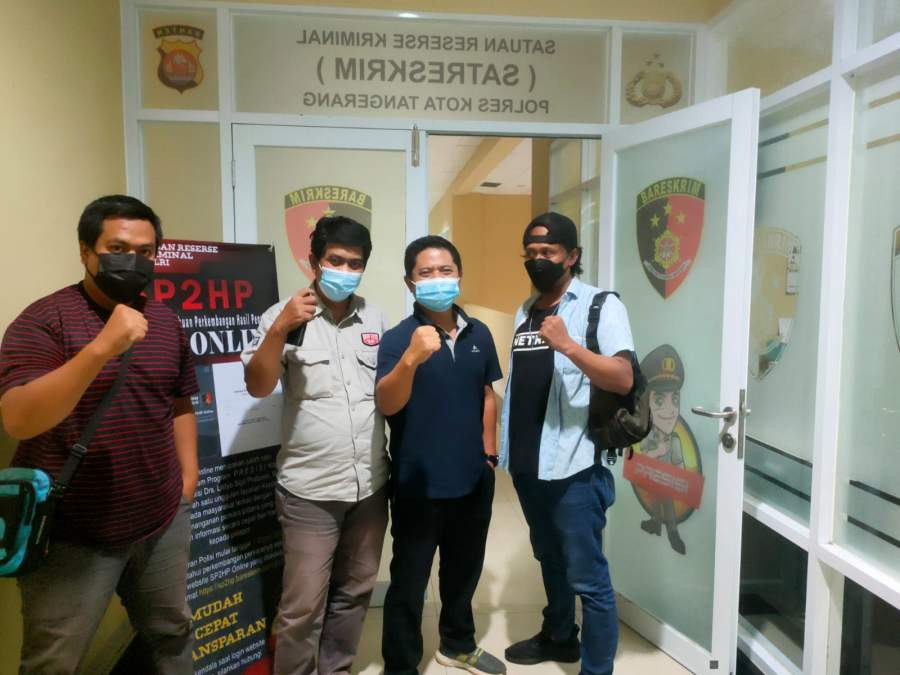 Pokja Wartawan Harian Kabupaten Tangerang Laporkan Oknum Kades