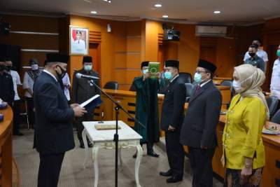 Lantik Dirut PD Pasar NKR, Zaki Minta Direksi Terus Berinovasi