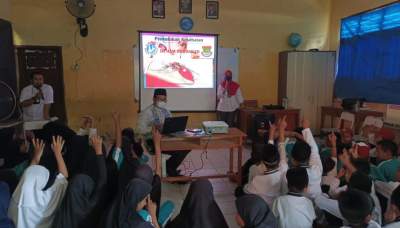 Cegah DBD, Puskesmas Sukamulya Lakukan Edukasi di Sekolah Dasar