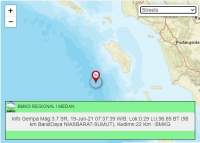 Gempa Bumi Guncang Nias Selatan, Tidak potensi Tsunami