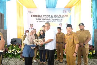 Gelar Pameran UMKM di Ciputat Timur, Benyamin : Potensi Pasar dan Industri Kreatif di Tangsel Besar