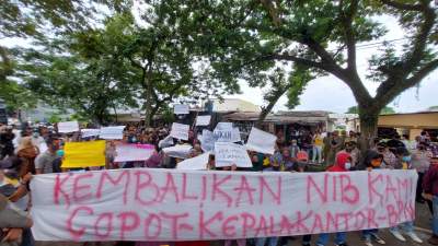 Geruduk Kantor ATR/BPN, Warga Pantura Tagih Janji