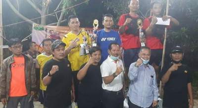 Peringati Hari Sumpah Pemuda, PB Djamur Perkasa Mengadakan Turnamen Bulutangkis se-Kecamatan Kasemen