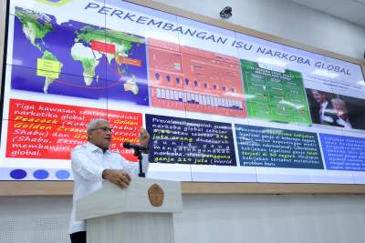 Buka Wawasan Mahasiswa UNRI terkait Narkoba,  Kepala BNN RI Sampaikan Kuliah Umum